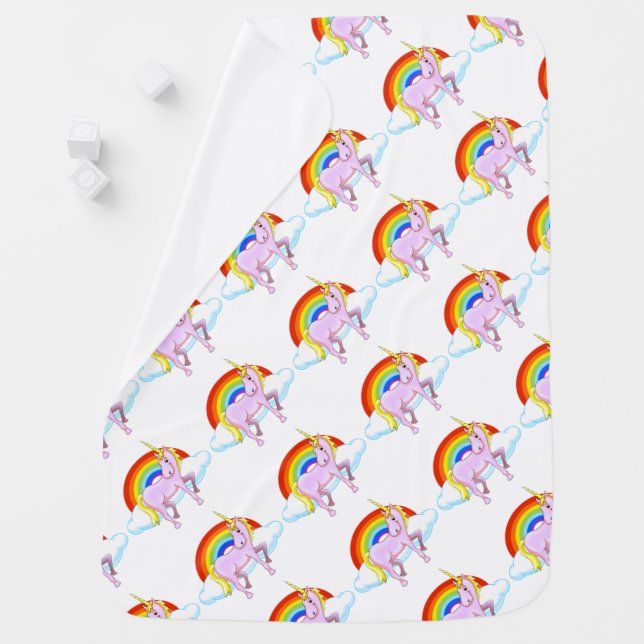 Unicorn Baby Blanket (In Situ)
