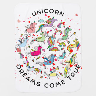  Unicorn Baby Blanket