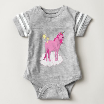 unicorn baby bodysuit