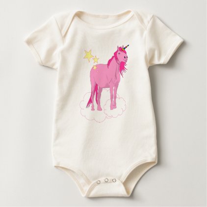 unicorn baby bodysuit