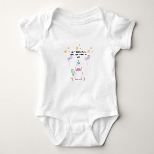 unicorn baby bodysuit