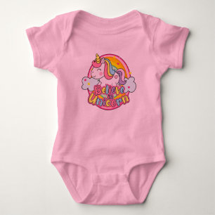 Unicorn baby bodysuit