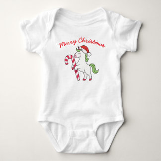 Unicorn Baby – Festive Holiday Outfit Baby Bodysuit