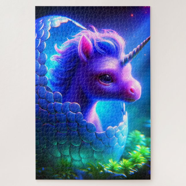Unicorn Baby Jigsaw Puzzle (Vertical)