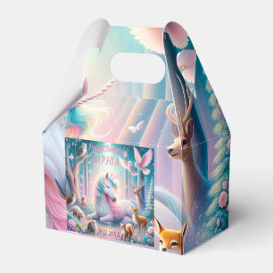 Unicorn, Baby/ Kids, Birthday Custom Name/ DOB Favor Boxes
