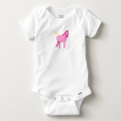 unicorn baby onesie