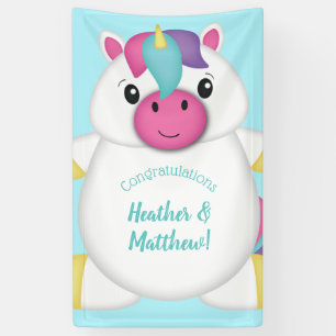 Unicorn Baby Shower Banner