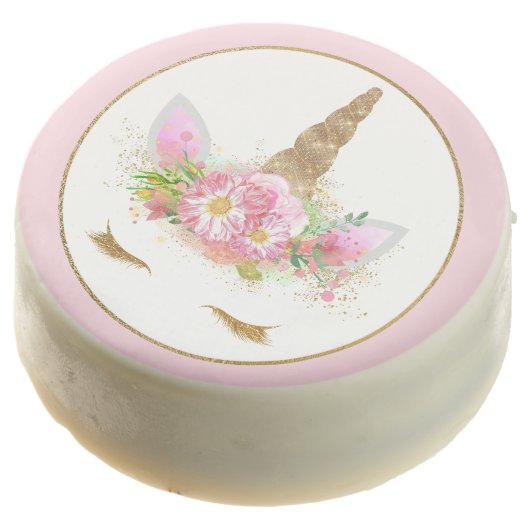 Unicorn Baby Shower Cookies (Angled)