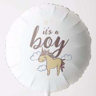 Unicorn Baby Shower Gender Neutral Balloon