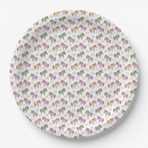 Unicorn Baby Shower Gender Neutral Paper Plates