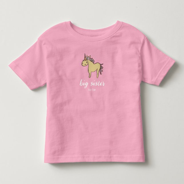 Unicorn Baby Shower Gender Neutral Toddler T-shirt (Front)