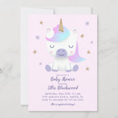 Unicorn Baby Shower Invitation (Front)