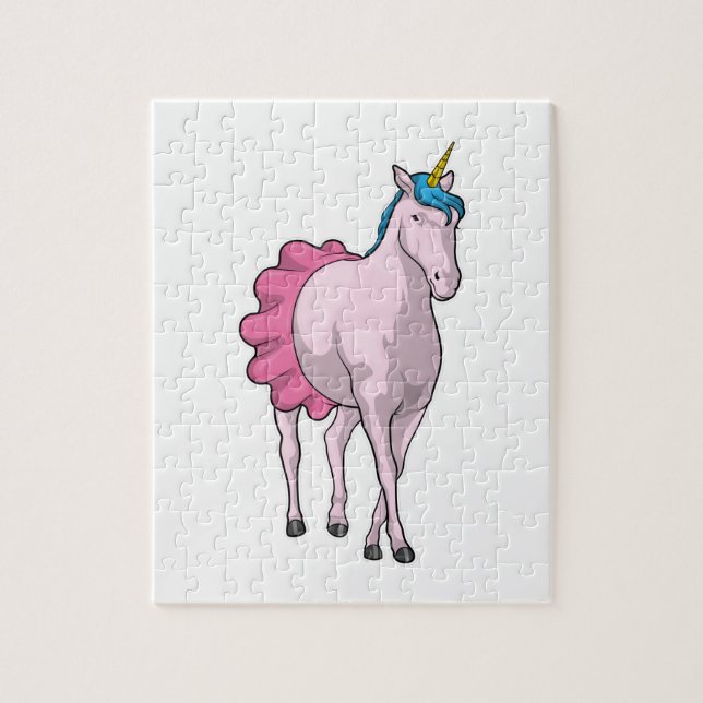 Unicorn Ballerina Ballet Jigsaw Puzzle (Vertical)