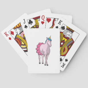 Unicorn Ballerina Ballet Poker Cards