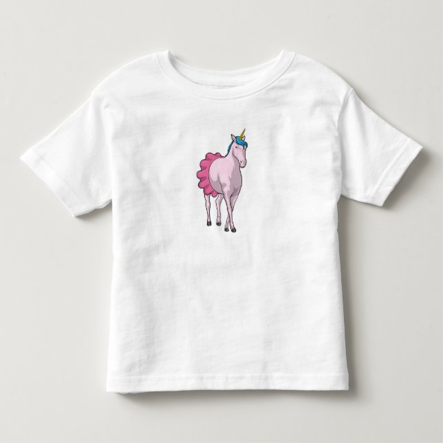 Unicorn Ballerina Ballet Toddler T-shirt (Front)