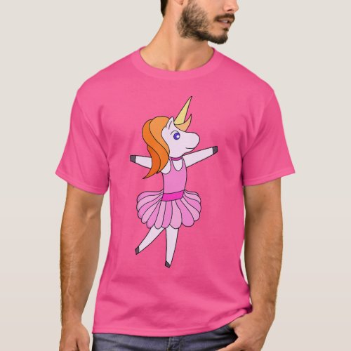 Unicorn ballet dancer T_Shirt