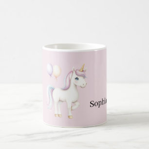 Unicorn Balloons Coffee Mug