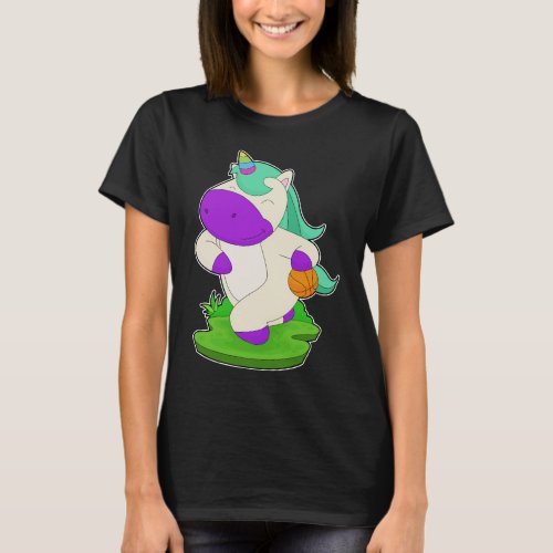 Unicorn Basketball player Basketball T_Shirt