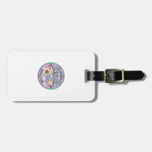 Unicorn Basketball Unicorn Bounce Funny Shirt Grap Luggage Tag