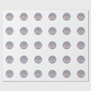 Unicorn Basketball Unicorn Bounce Funny Shirt Grap Wrapping Paper