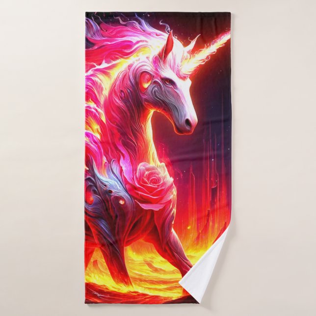 Unicorn Bath Towel (Bath Towel)
