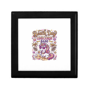 Unicorn Beach Day Unicorn Babe Stylish Zazzle Desi Gift Box