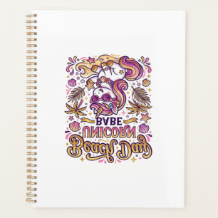 Unicorn Beach Day Unicorn Babe Stylish Zazzle Desi Planner
