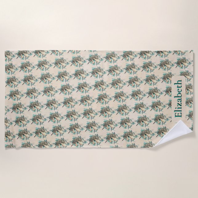 Unicorn Beach Towel (Front)