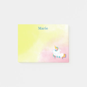 Unicorn Beauty Sleeping Post-it Notes