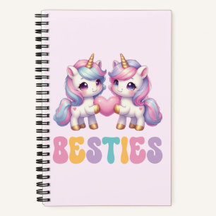 Unicorn Besties Best Friends Forever Notebook
