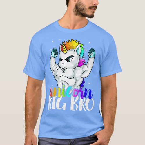 Unicorn Big Bro Brothercorn of Unicorn Sister Girl T_Shirt