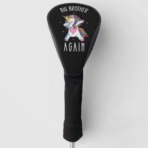 Unicorn Big Brother Again Pregnancy To Be Mom Dad Golf Head Cover