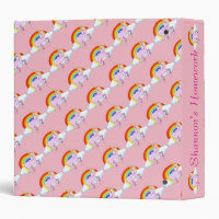 Golden Unicorn scrapbook binder, Zazzle