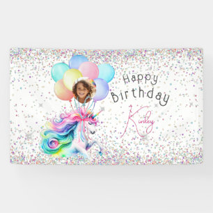 Unicorn Birthday Banner