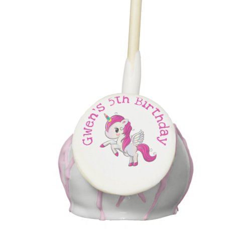 Unicorn Birthday Cake Pops