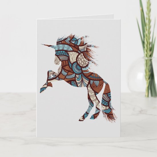 Unicorn, Birthday Card