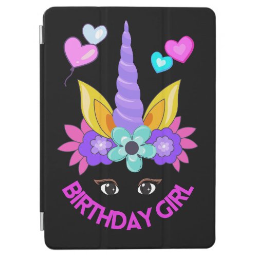 Unicorn Birthday Girl Birthday Party     iPad Air Cover