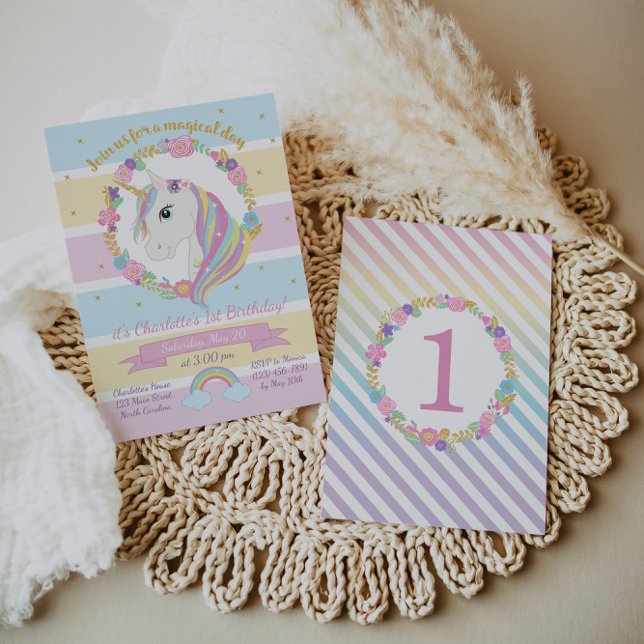 Unicorn Birthday Invitation (Creator Uploaded)