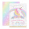 Unicorn Birthday Invitation, Unicorn Party Invite