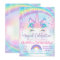 Unicorn Birthday Invitation, Unicorn Party Invite