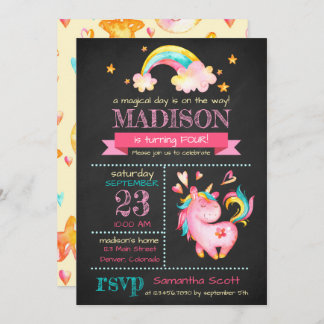 Unicorn Birthday | Magical Birthday Party Invite