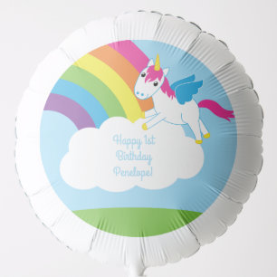 Unicorn Birthday Party Balloon