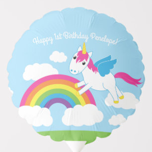 Unicorn Birthday Party Balloon
