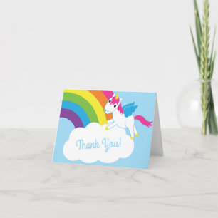 Unicorn Birthday Party Card