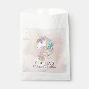 unicorn birthday party dessert favors favor bag
