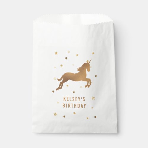 Unicorn  Birthday Party Favor Bag