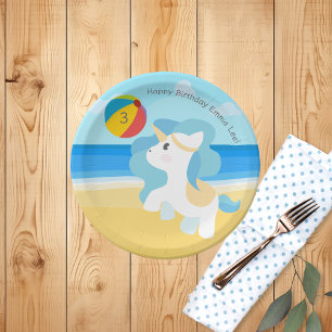 Unicorn Birthday Party Paper Plates