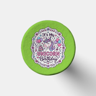 Unicorn Birthday Queen of Unicorn Land Trendy Grap Golf Tees