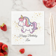 unicorn birthday theme