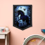 Unicorn Black Magic Fairy in Dark Forest Pennant